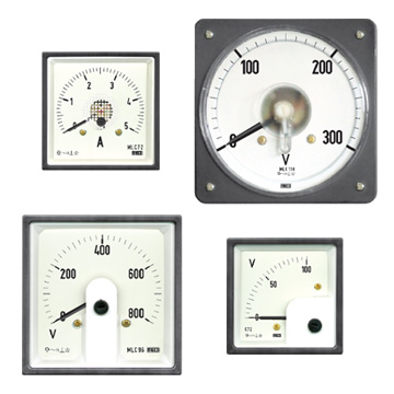 AC Moving Coil Rectifier Type Din Panel Ammeters & Voltmeters