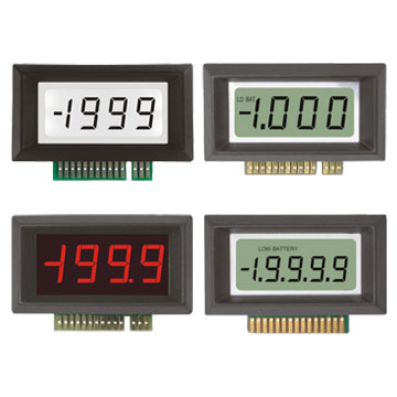 3½ & 4½ Digit LCD & LED Modules
