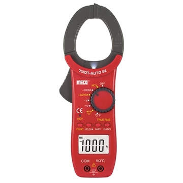 3-1/2 Digit 2000 Counts 1000A AC Auto / Manual Ranging Digital Clampmeter with Temperature – TRMS (Model : 2502T-AUTO BL)