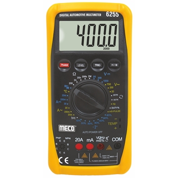 3-1/2 Digits 2000 Counts Digital Multimeter with Automatic Terminal Blocking (Model : 6255)