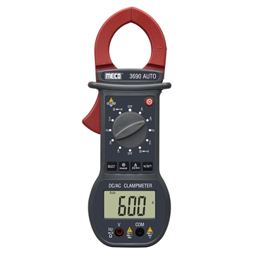 3-3/4 Digit 4000 Count 600A DC / AC Digital Clampmeter with Delta Zero Button (Model : 3690 AUTO)