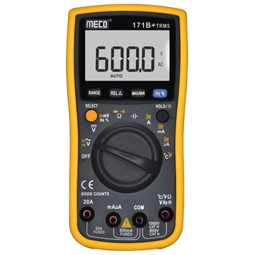 3-5/6 6000 Count TRMS Autoranging DMM with Temperature (Model : 171B+TRMS)