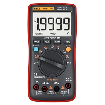 4-1/2 Digit 19999 Count TRMS Autoranging Digital Multimeter (Model : 450B+TRMS)